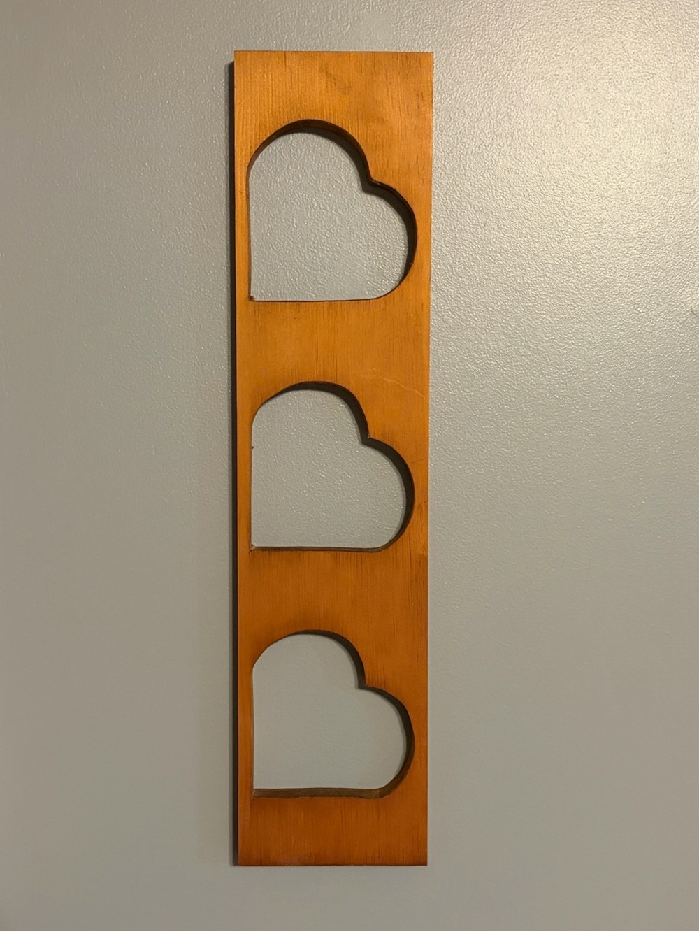 Wooden Heart Cutout Wall Decor